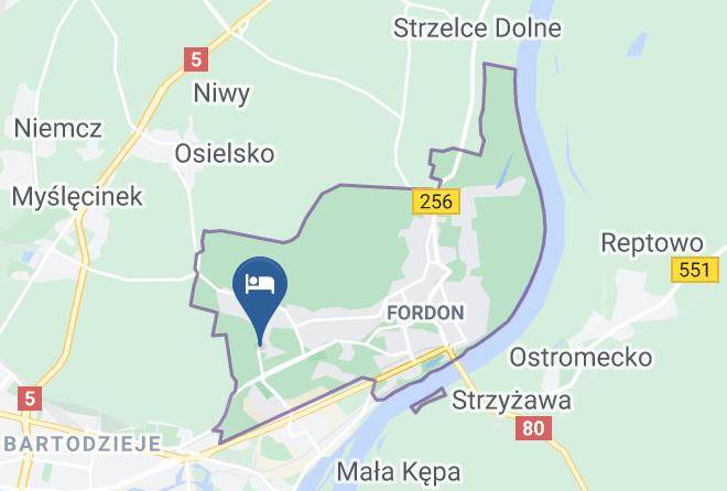 Bydgoszcz - Hotel Pozyton Maps