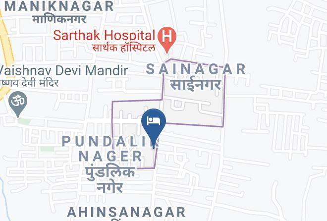 Ahmadnagar - Hotel Prabha Palace Lodging Bar Restaurant Maps