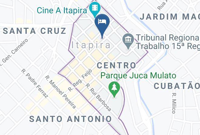 Itapira - Hotel Praca Da Matriz Maps