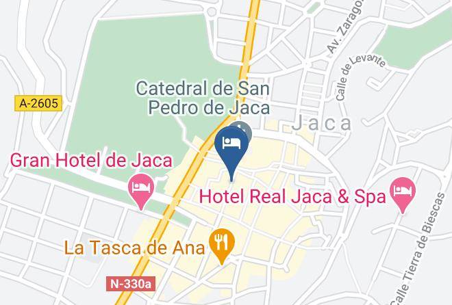 Huesca - Hotel Pradas Maps