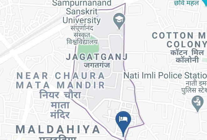 Varanasi - Hotel Pradeep Maps