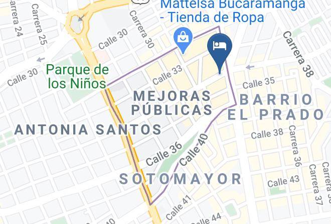 Bucaramanga - Hotel Prado 34 West Maps