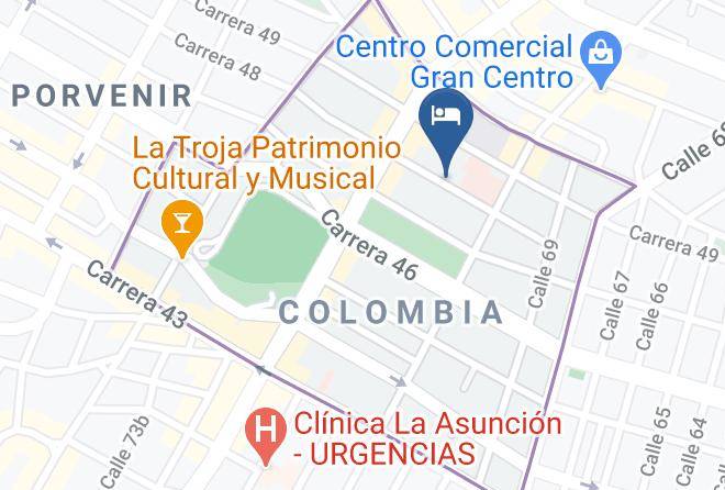 Hotel Puerta De Oro Map