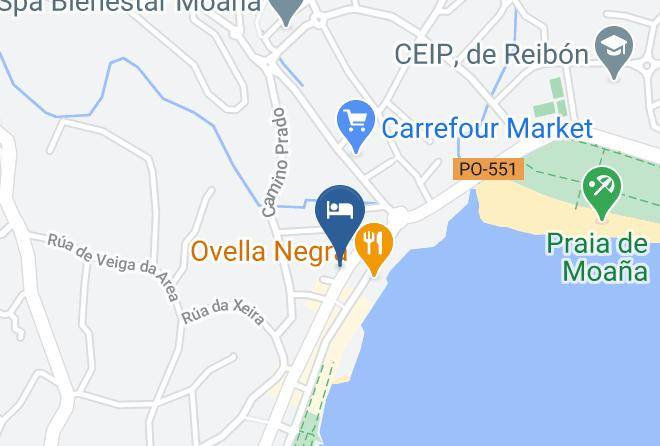 Pontevedra - Hotel Prado Viejo Maps
