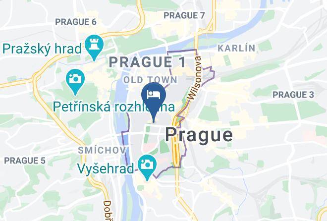 Prague - Hotel Praga 1 Maps