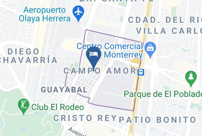 Medellin - Hotel Praga Maps