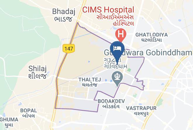 Ahmadabad - Hotel Pragati The Grand Maps