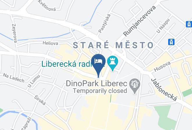 Liberec - Hotel Praha Maps
