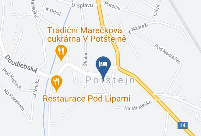 Rychnov Nad Kneznou - Hotel Praha Potstejn Sro Maps