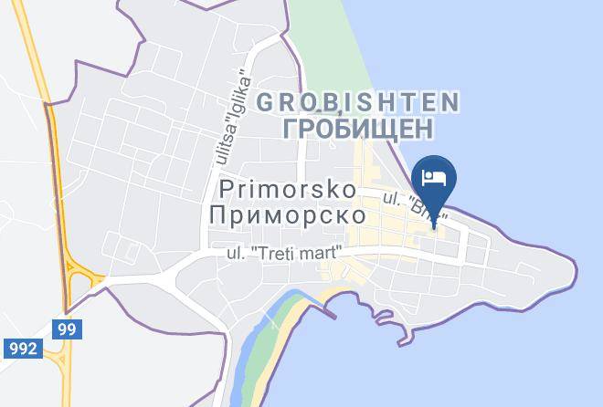 Primorsko - Hotel Praha Maps
