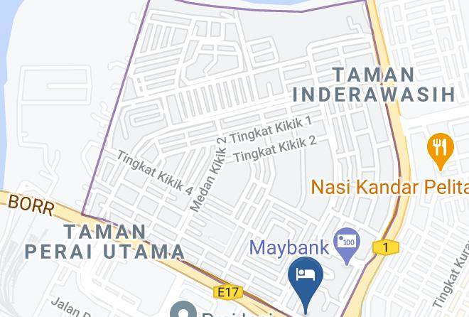 Perai - Hotel Prai Jaya Maps