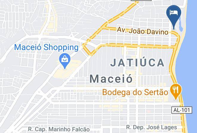 Maceio - Hotel Praia Bonita Jatiuca Maps