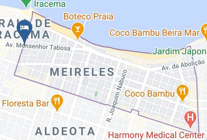 Fortaleza - Hotel Praia Centro Maps