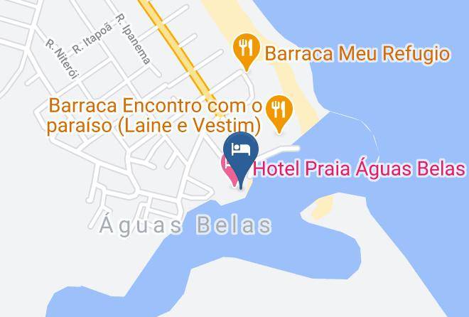 Hotel Praia De Aguas Belas Map