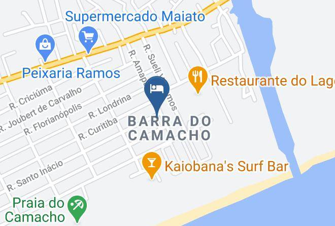 Jaguaruna - Hotel Praia Do Camacho Maps