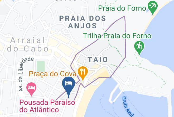 Arraial Do Cabo - Hotel Praia Dos Anjos Maps
