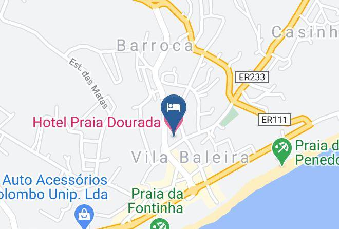 Porto Santo - Hotel Praia Dourada Maps