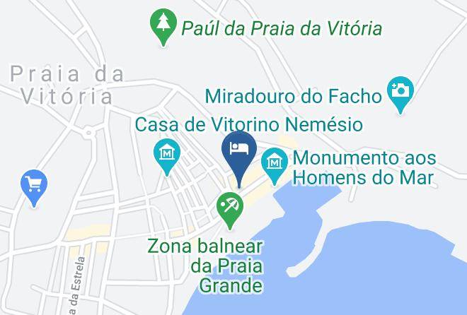 Praia Da Vitoria - Hotel Praia Marina Maps