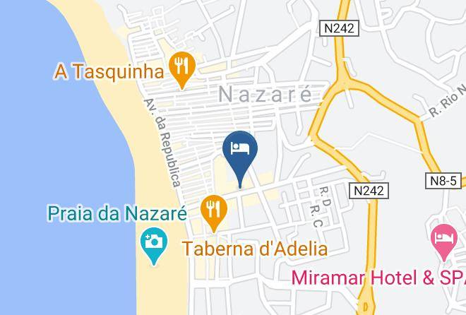 Nazare - Hotel Praia Maps
