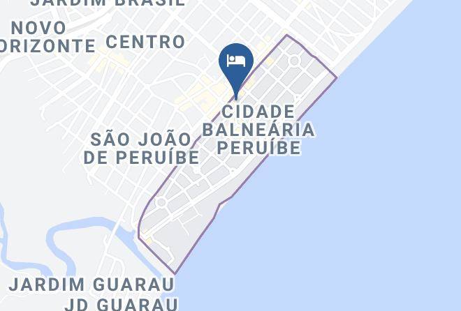 Peruibe - Hotel Praia Peruibe Maps