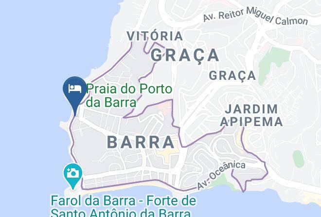 Hotel Praia Porto Da Barra Map