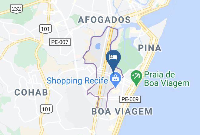 Recife - Hotel Praia Sul Maps