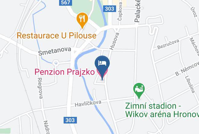Nachod - Hotel Prajzko Maps