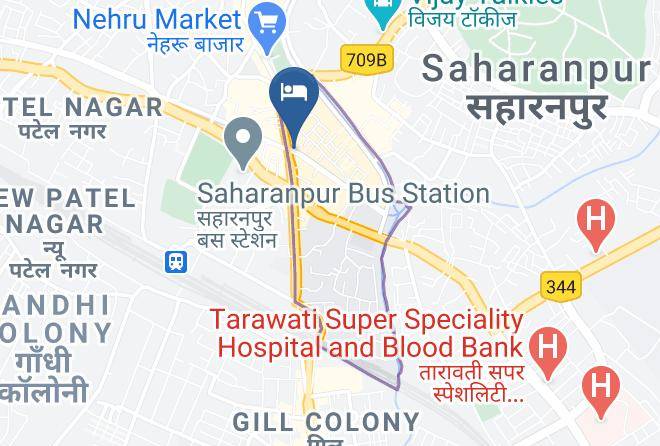 Saharanpur - Hotel Prakash Block 1 Maps