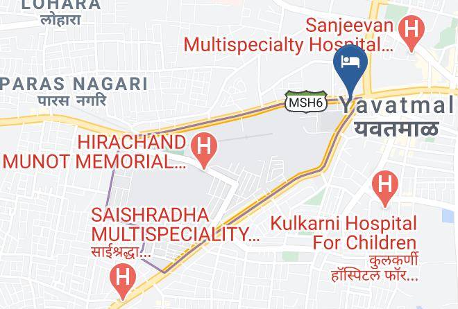 Yavatmal - Hotel Prakash Pride Maps