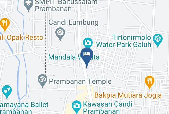 Sleman - Hotel Prambanan Indah Maps