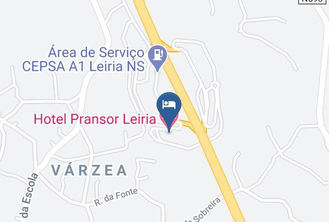 Hotel Pransor Leiria Map
