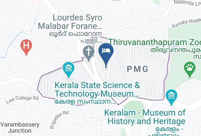 Trivandrum - Hotel Prasanth Maps