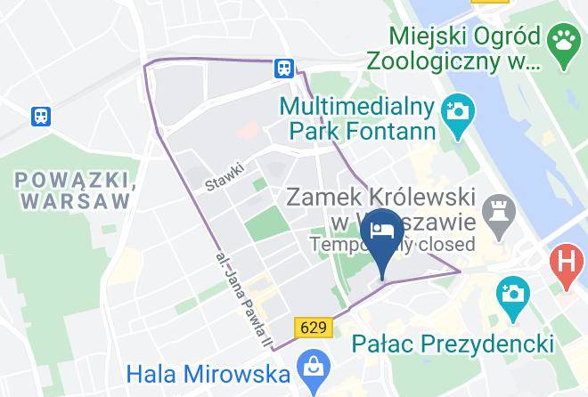 Warsaw - Hotel Praski Maps