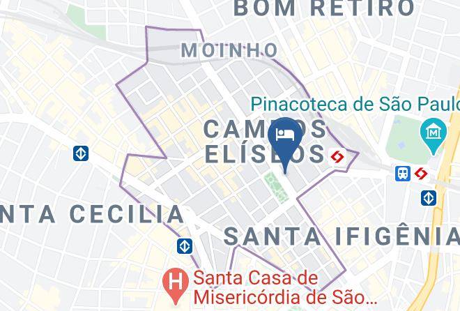 Sao Paulo Santa Cecilia - Hotel Prata Maps