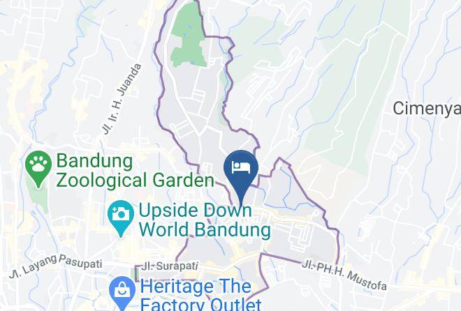 Bandung - Hotel Pratidina Maps