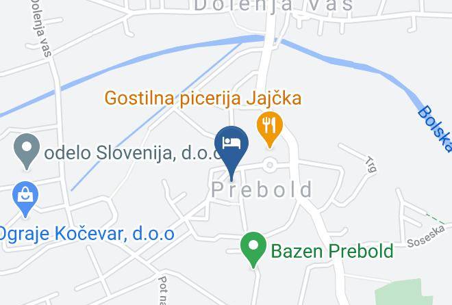 Prebold - Gsh Trgovina Gostinstvo In Storitve Doo Maps