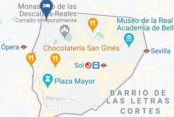 Hotel Preciados Map