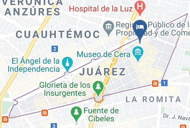 Cuauhtemoc - Hotel Premier Maps
