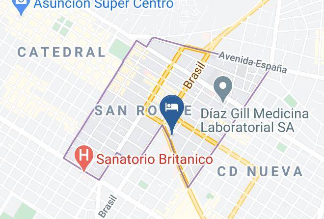 Asuncion - Hotel Uchiyamada Maps
