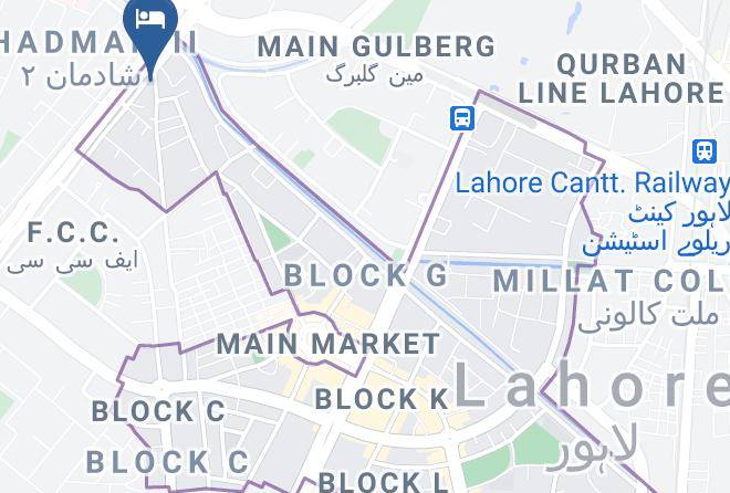 Islamabad - Hotel Premier Inn Gulberg Maps