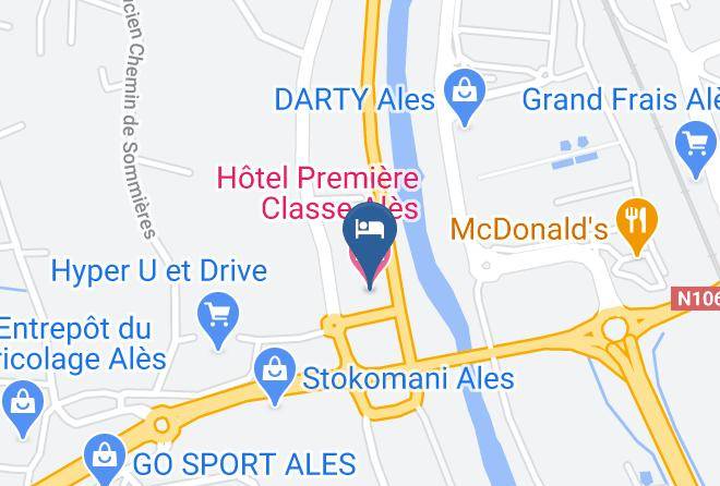 Gard - Hotel Premiere Classe Ales Maps