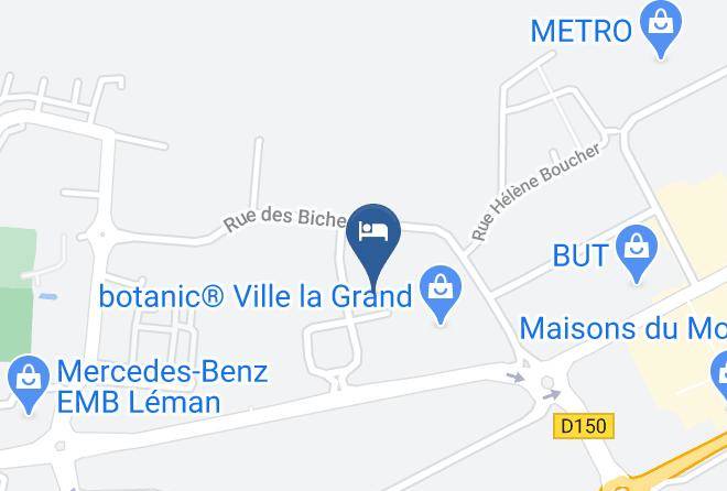 Haute Savoie - Hotel Premiere Classe Annemasse Maps