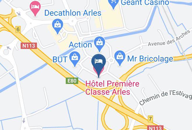Bouches Du Rhone - Hotel Premiere Classe Arles Maps