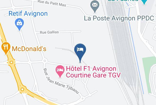 Vaucluse - Hotel Premiere Classe Avignon Courtine Gare Tgv Maps
