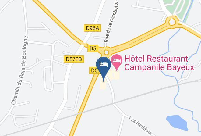 Calvados - Hotel Premiere Classe Bayeux Maps