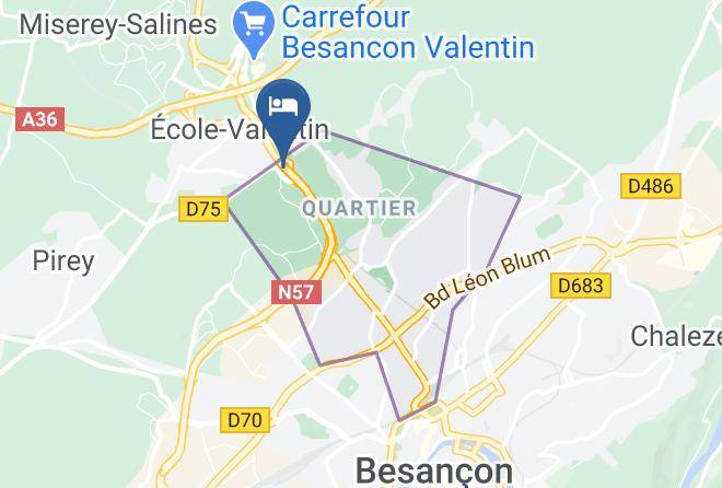 Doubs - Hotel Premiere Classe Besancon Maps