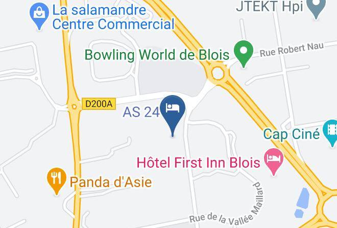 Loir Et Cher - Hotel Premiere Classe Blois Maps