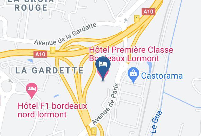 Gironde - Hotel Premiere Classe Bordeaux Lormont Maps