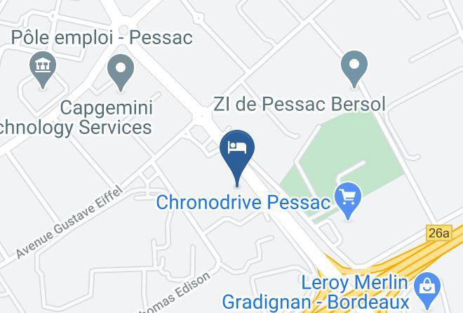 Gironde - Hotel Premiere Classe Bordeaux Sud Pessac Bersol Maps