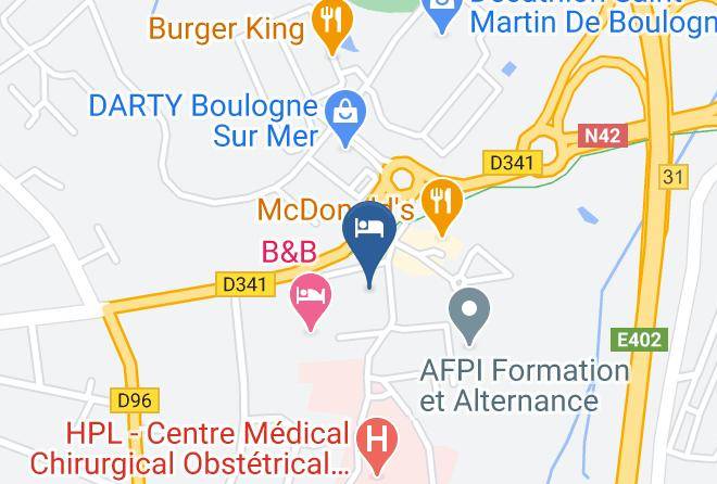 Pas De Calais - Hotel Premiere Classe Boulogne Sur Mer Maps